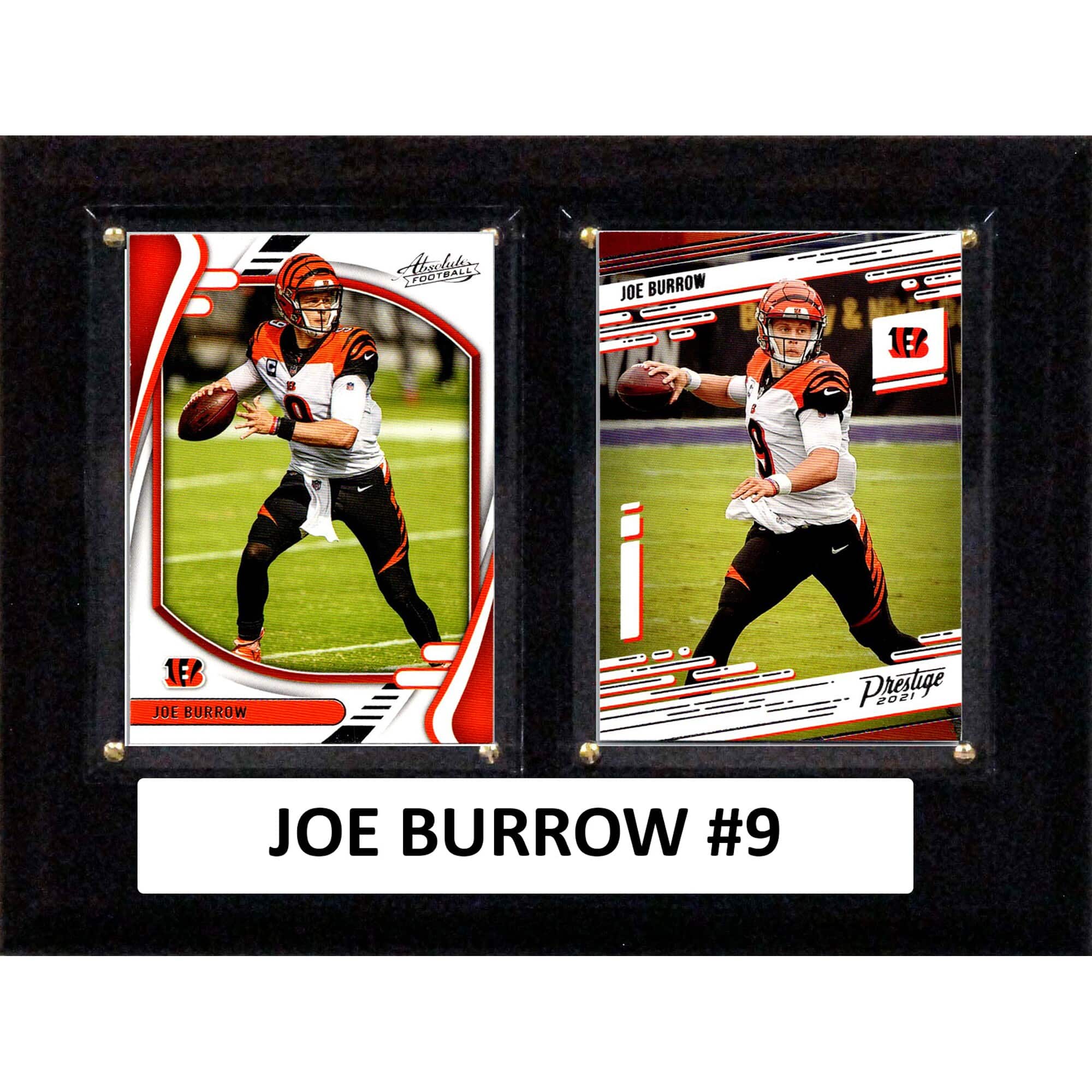 "C&I Collectibles - Joe Burrow Cincinnati Bengals 6"" x 8"" Trading Card Plaque - Multicolor" price history on PriceWatchPro