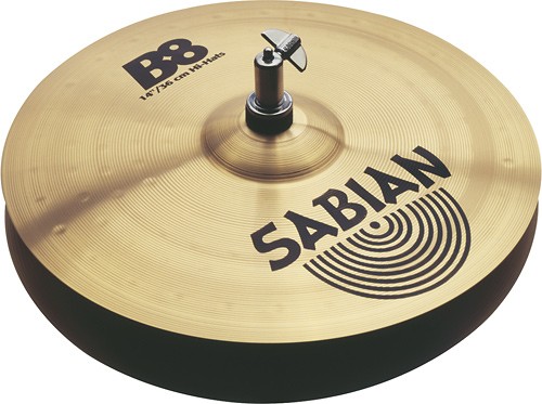  Sabian - 14&quot; B8 Hi-Hat Cymbals - Natural