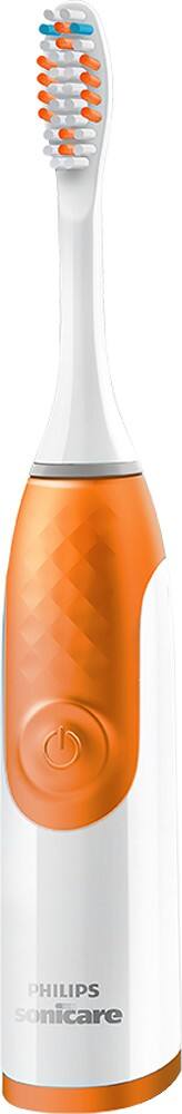 Angle. Philips Sonicare - PowerUp Toothbrush - White/Orange.