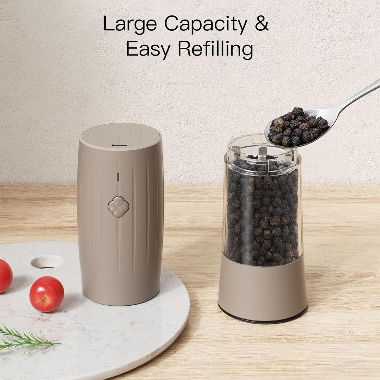 Large Capacity & Easy Refilling