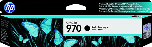 Front. HP - 970 Ink Cartridge - Black.