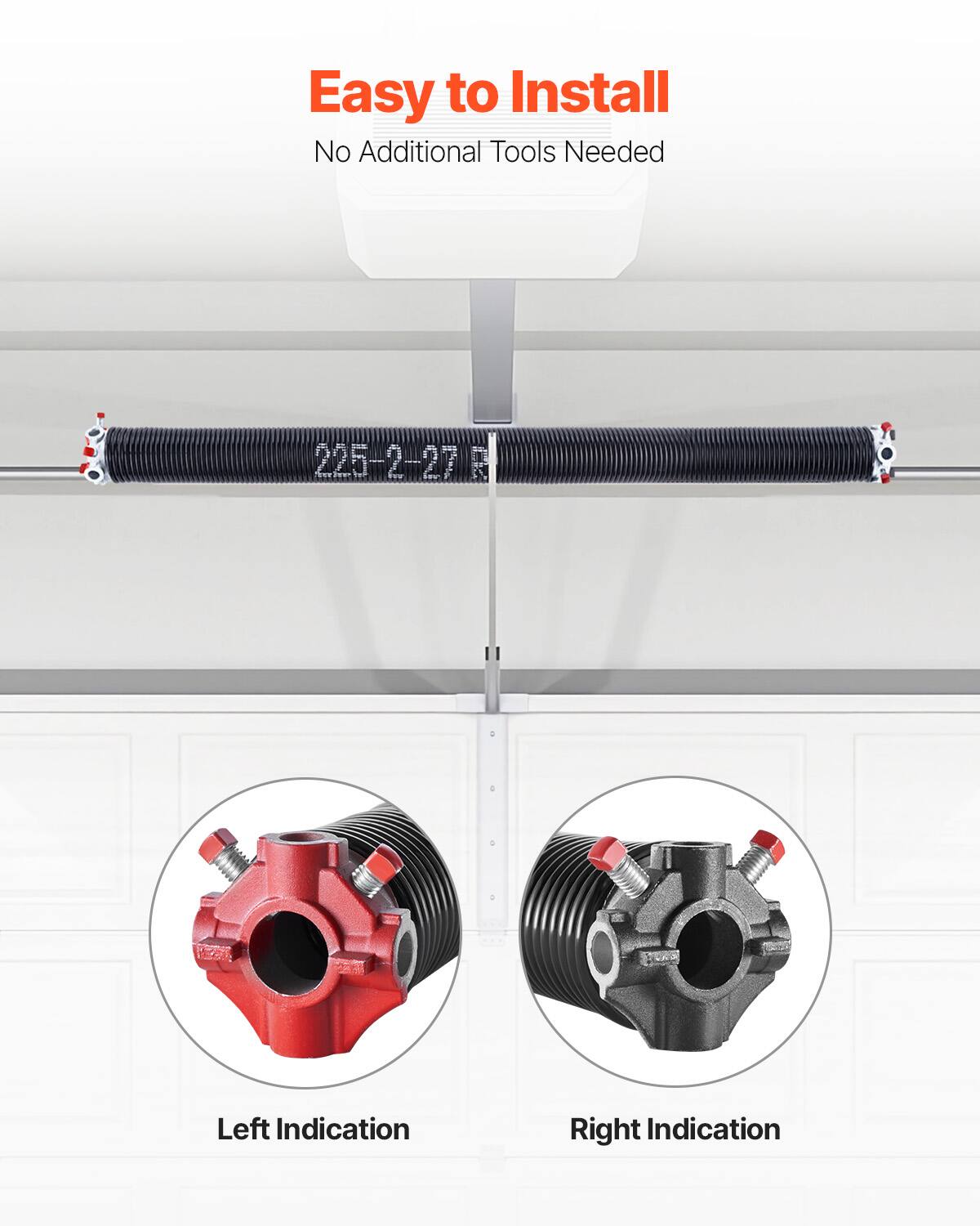 Easy to Install  
No Additional Tools Needed  

225-2-27 R  

Left Indication  
Right Indication