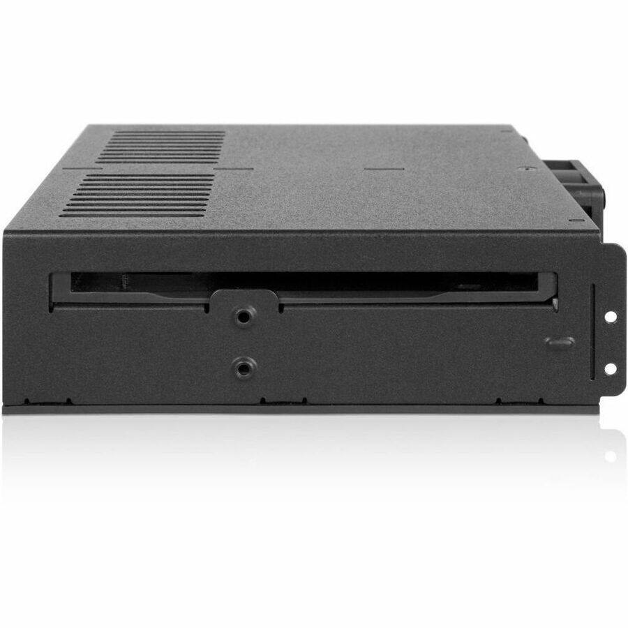 Alt View 5. Icy Dock - Icy Dock ExpressCage MB324SP-1B Drive Enclosure for 5.25" SATA/600, 12Gb/s SAS Rack-mountable - Black - Hot Swappable.