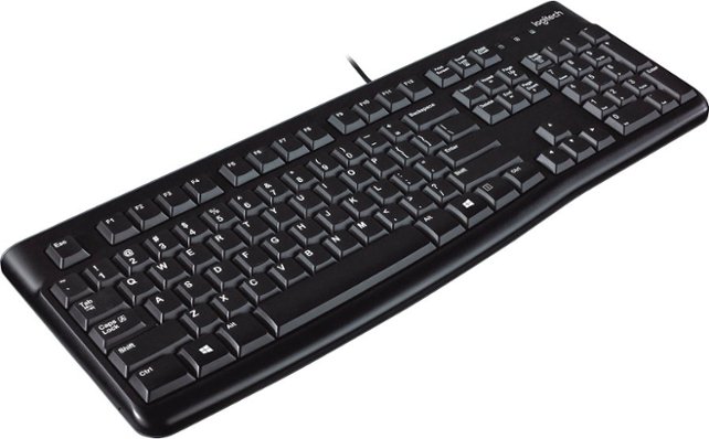 Logitech - K120 Desktop USB Keyboard - Front Zoom
