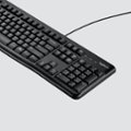 Alt View Zoom 11. Logitech - K120  Full-size Wired Membrane Keyboard for PC with Spill-Resistant Design - Black.