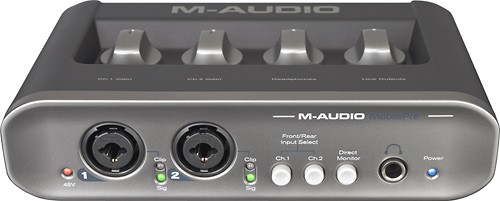 M-Audio MobilePre USB Carte son, Interface audio