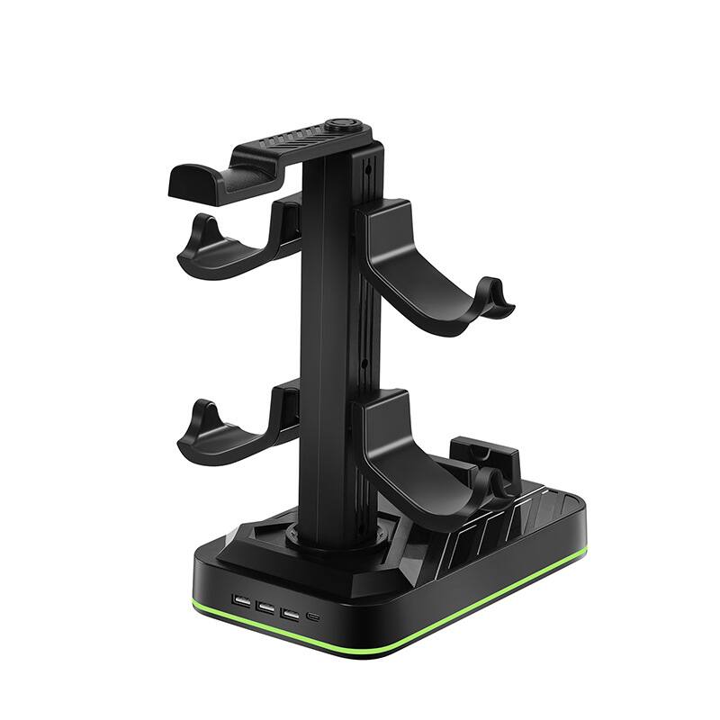 Alt View 3. Cluzine - Switch 2 Charging Dock Colorful Light Multi-Function Charger & Earphone Storage Stand NS2 Accessories.