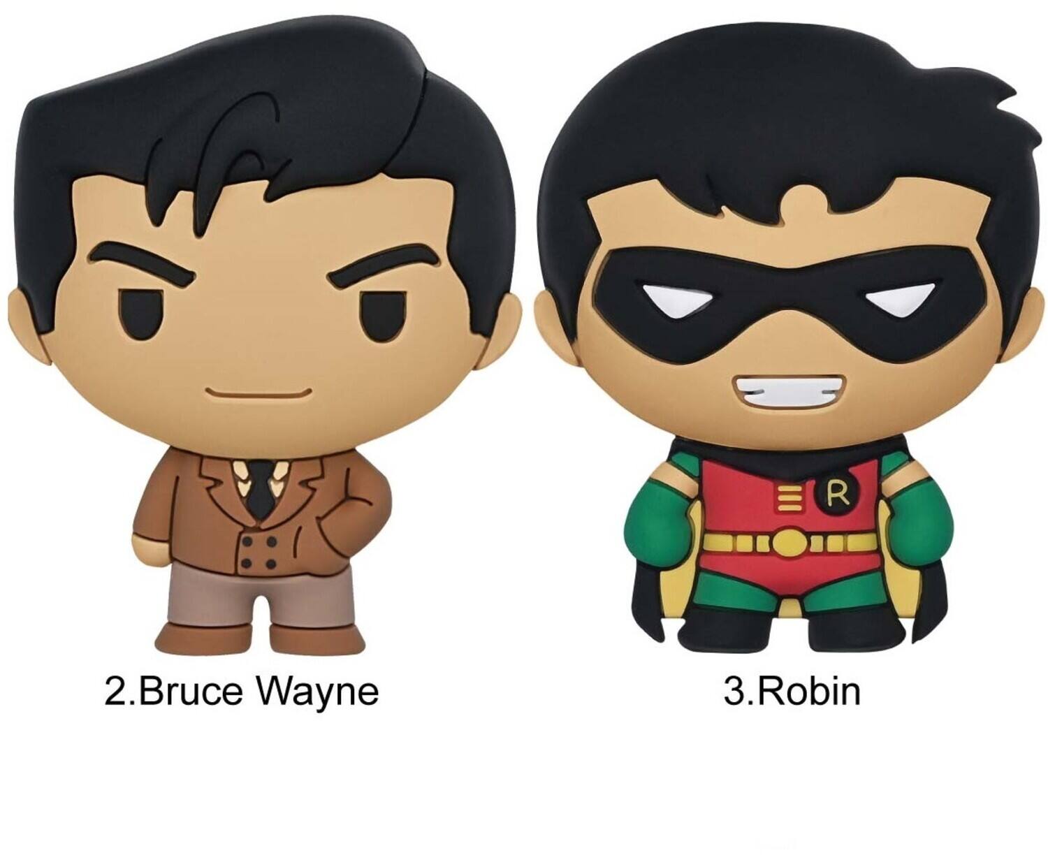 2. Bruce Wayne  
3. Robin