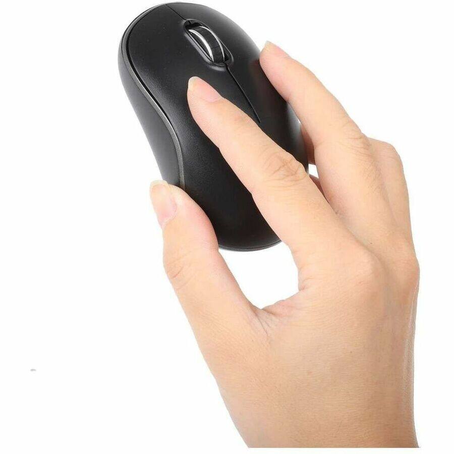 Alt View 4. Manhattan - Manhattan MW3075 Wireless Optical USB Mouse - Full-size Mouse - Optical - Wireless - 32.81 ft - Radio Frequency - 2.40 - Black.