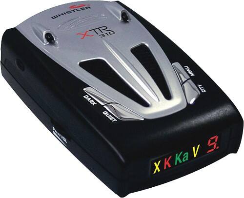 Angle Standard. Whistler - Laser and Radar Detector with Voice Alerts - Silver.