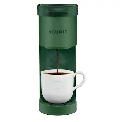 Front. Keurig - .Keurig K-Mini Plus 12 oz Coffee Maker | Evergreen | Single Serve - N/A.