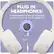 PLUG IN HEADPHONES!
Connect headphones through the AUX out or play music directly with the AUX in port
AUX Out
AUX In