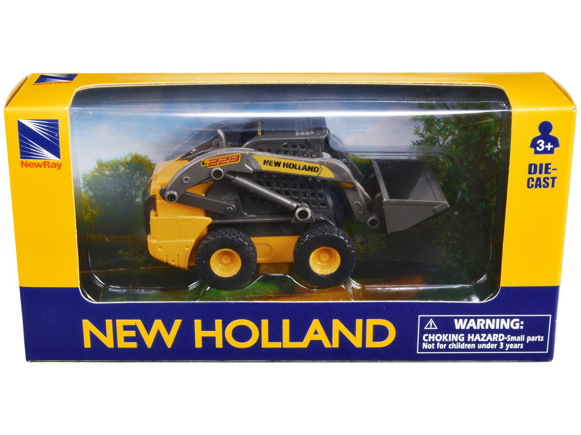 NewRay L228 NEW HOLLAND 3+ DIE-CAST  
WARNING: CHOKING HAZARD-Small parts Not for children under 3 years