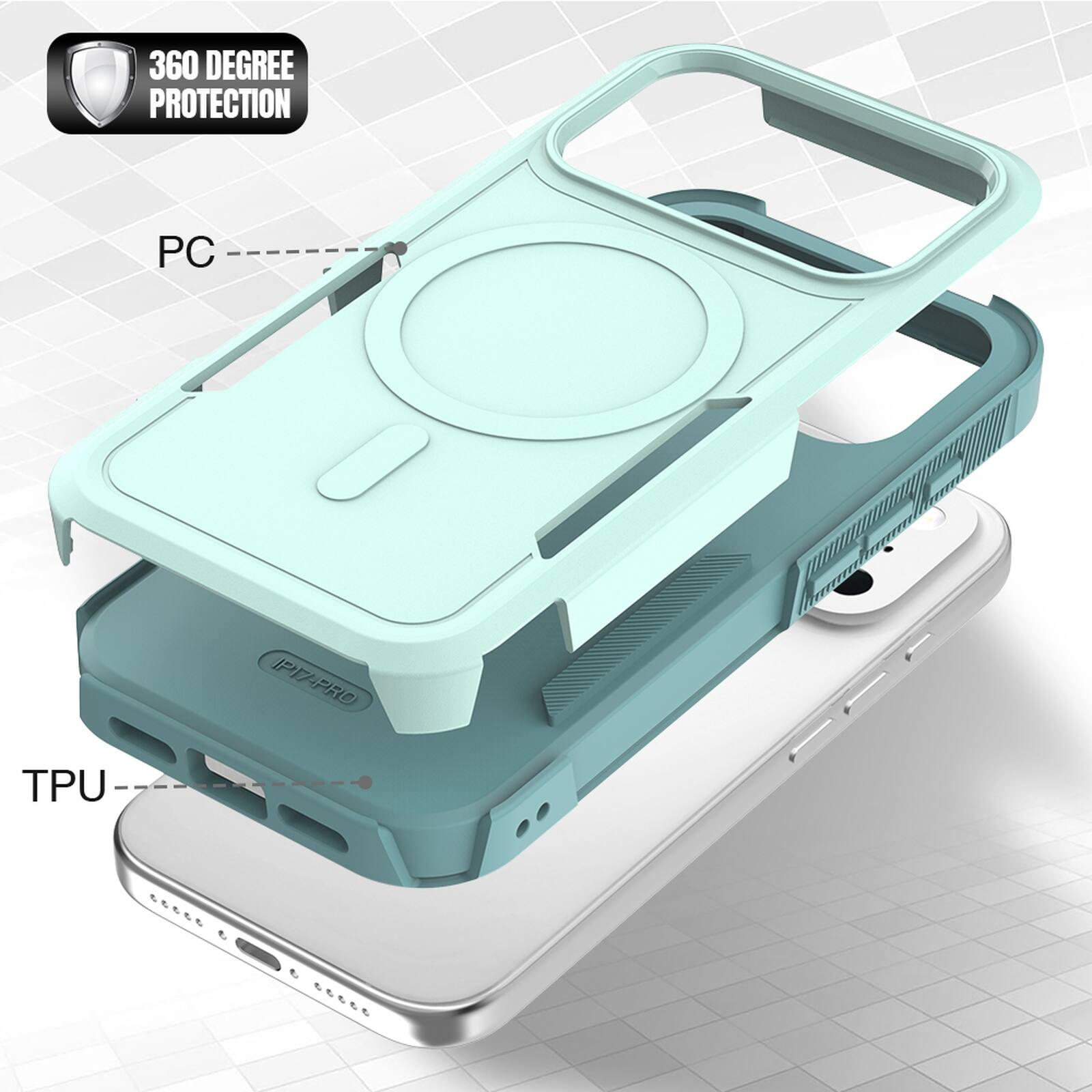 360 DEGREE PROTECTION  
PC  
TPU  
IP17-PRO