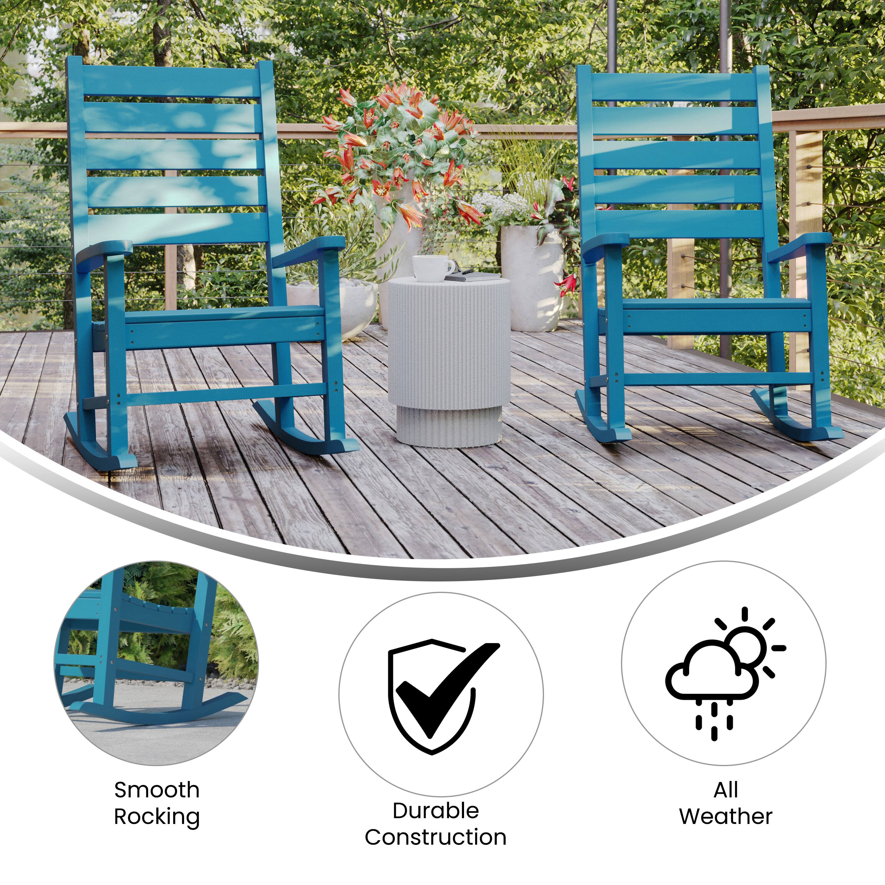 Smooth Rocking  
Durable Construction  
All Weather