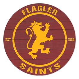 Jardine - Flagler Saints 20" Indoor/Outdoor Team Color Circle Sign - Red