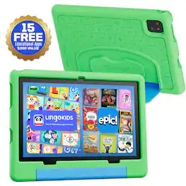 Contixo - A10 10" Educational Kids Tablet with Epic! and Lingokids 64GB with Parental Controls & Kid-Proof Case - Green