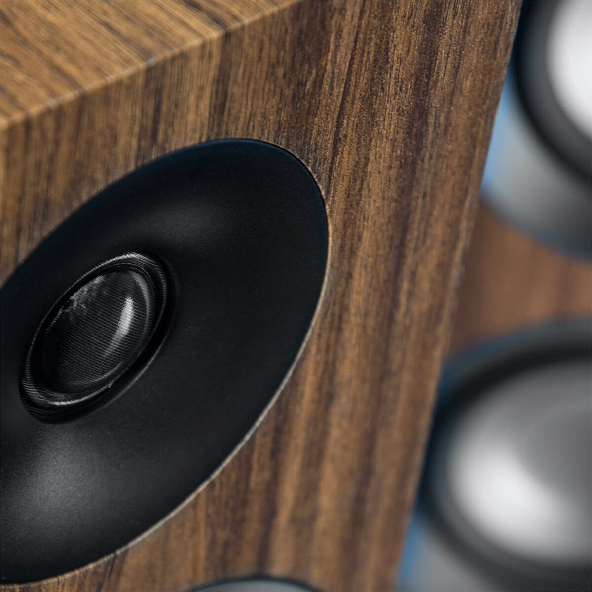Alt View 3. Jamo - Jamo S 809 Floorstanding Speaker, Walnut, Pair.
