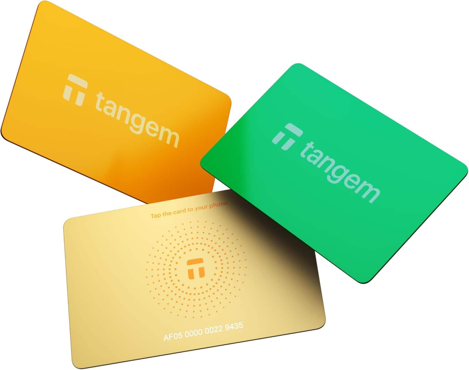 Tangem - Wallet Pack of 3 - Secure Crypto Wallet - Trusted Cold Storage for Bitcoin, Ethereum, NFT's & More Coins - 100% Offline
