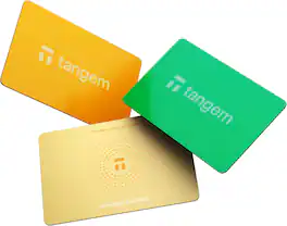 Tangem - Wallet Pack of 3 - Secure Crypto Wallet - Trusted Cold Storage for Bitcoin, Ethereum, NFT's & More Coins - 100% Offline