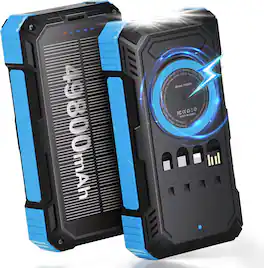 Core Tech - 49,800mAh Portable Power Bank with Wireless Charging and Flashlight