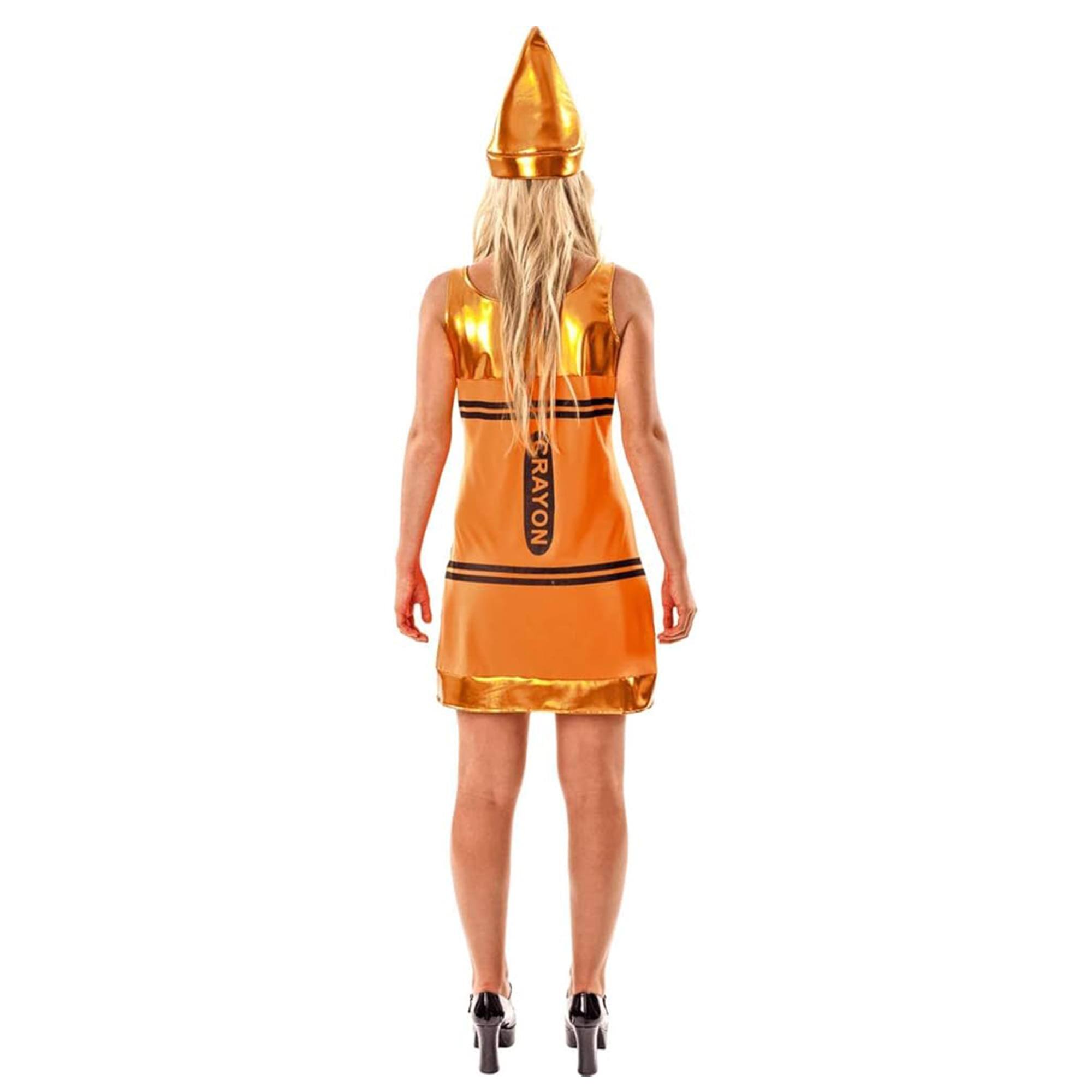 Alt View 10. Orion Costumes - Women's Orange Crayon Fancy Dress Costume  MED - Orange.