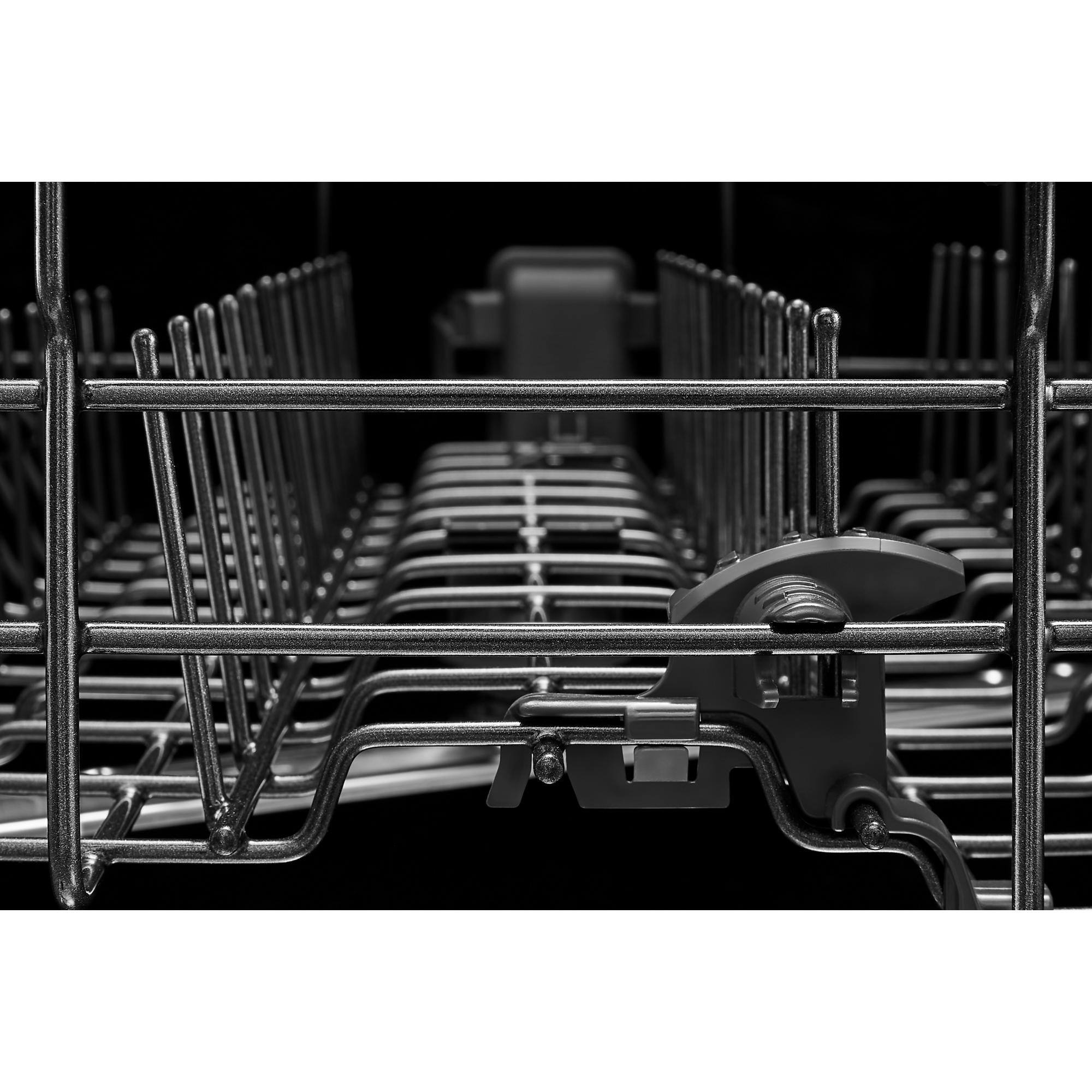 Alt View 3. JennAir - 24" Top Control Built-In Dishwasher with Precise Fit 3rd Rack for Cutlery with Plasma Coating, 39 dBA - Stainless Steel.