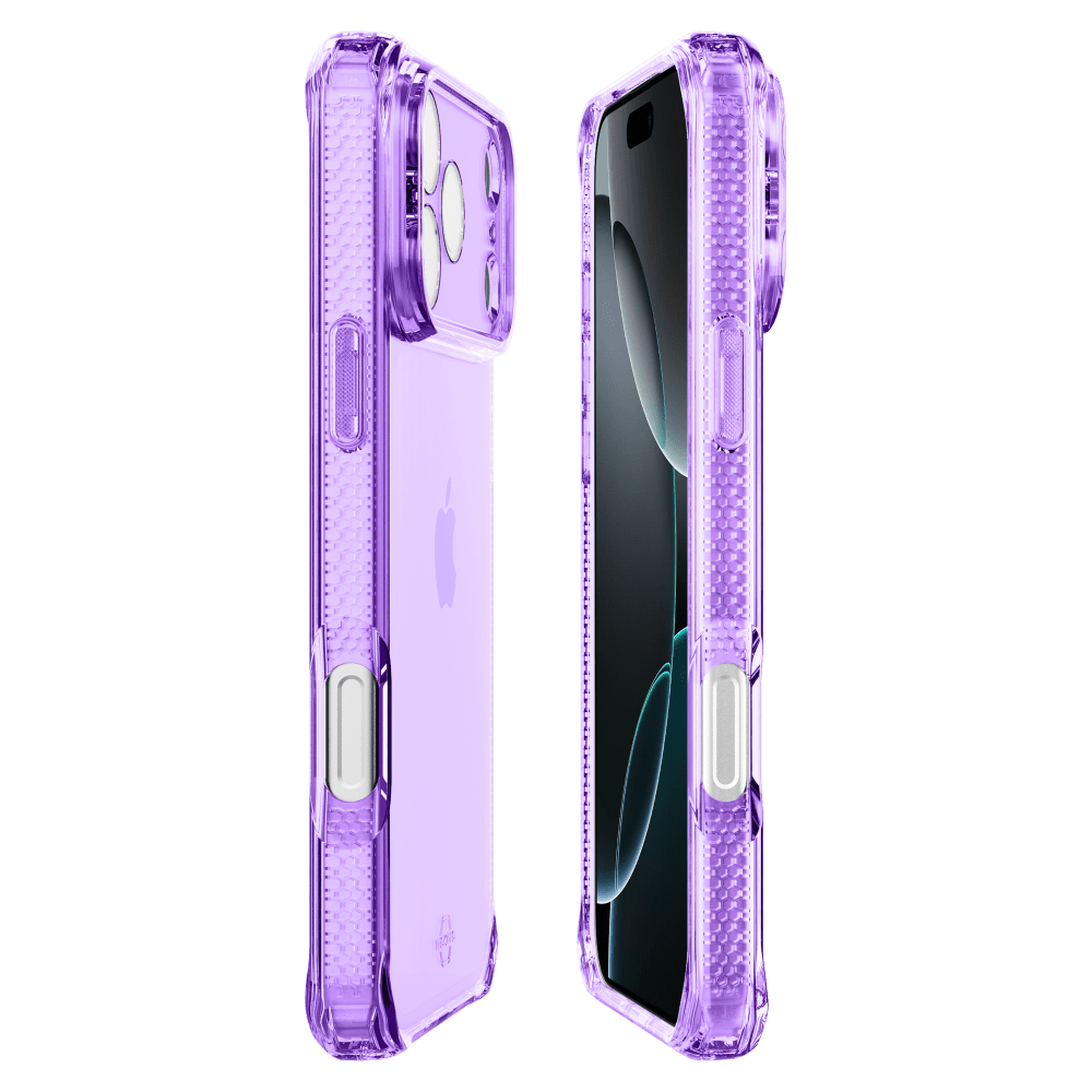 Alt View 2. Itskins - SPECTRUM R // CLEAR Case for Apple iPhone 18 Pro Max / 17 Pro Max - Purple.