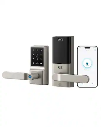 cufy I 2 3 14:30 Front Door 4 7 5 (1-.) ( ) 8 6 9 0 cufy Locked Drag to unlock .m. - Manage Access -