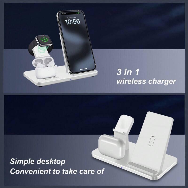 - i a 10:56 4 3 in 1 wireless charger Simple desktop Convenient to take care of

3 in 1 wireless charger

Simple desktop Convenient to take care of