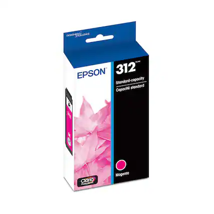 DESIGNED FOR EXCELLENCE
EPSON
312
Standard-capacity
Capacité standard
Magenta
Claria Photo HD Ink