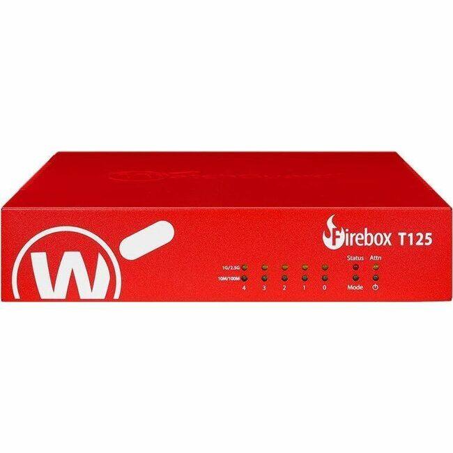W 16/2.5G 10M/100M 4 I 2 I Firebox T125  
Status Attn 0 Mode