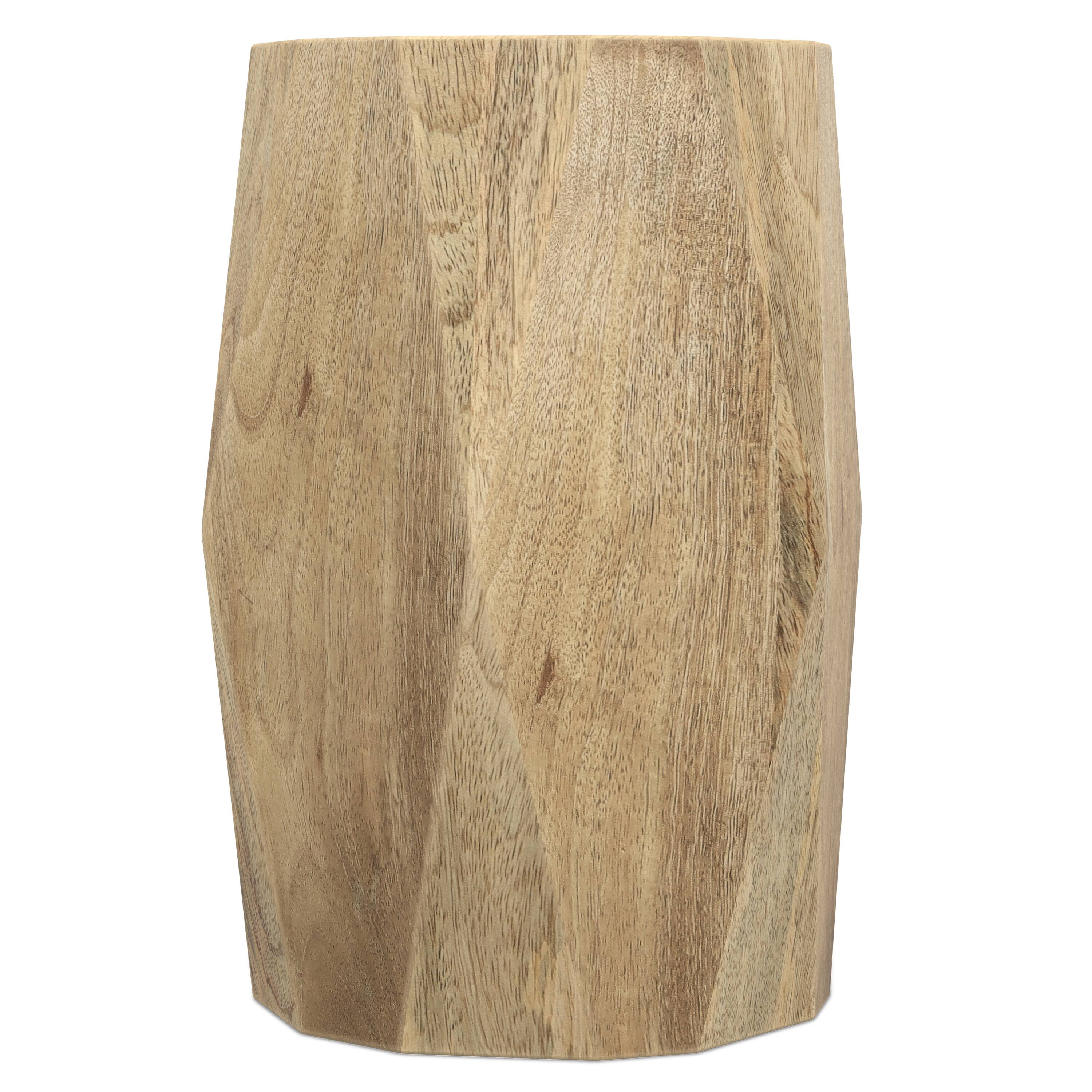 Left. Simpli Home - Judson 15 inch Wide Solid Mango Contemporary End Table in Natural, Assembled - Natural.