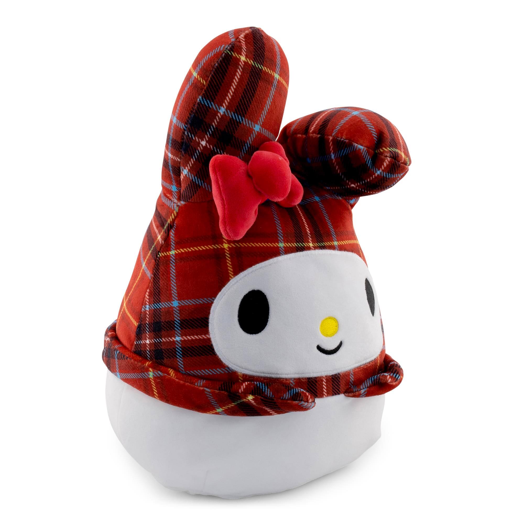 Alt View 1. Kellytoy - Sanrio Squishmallows 8 Inch Plush | Plaid My Melody - Red.