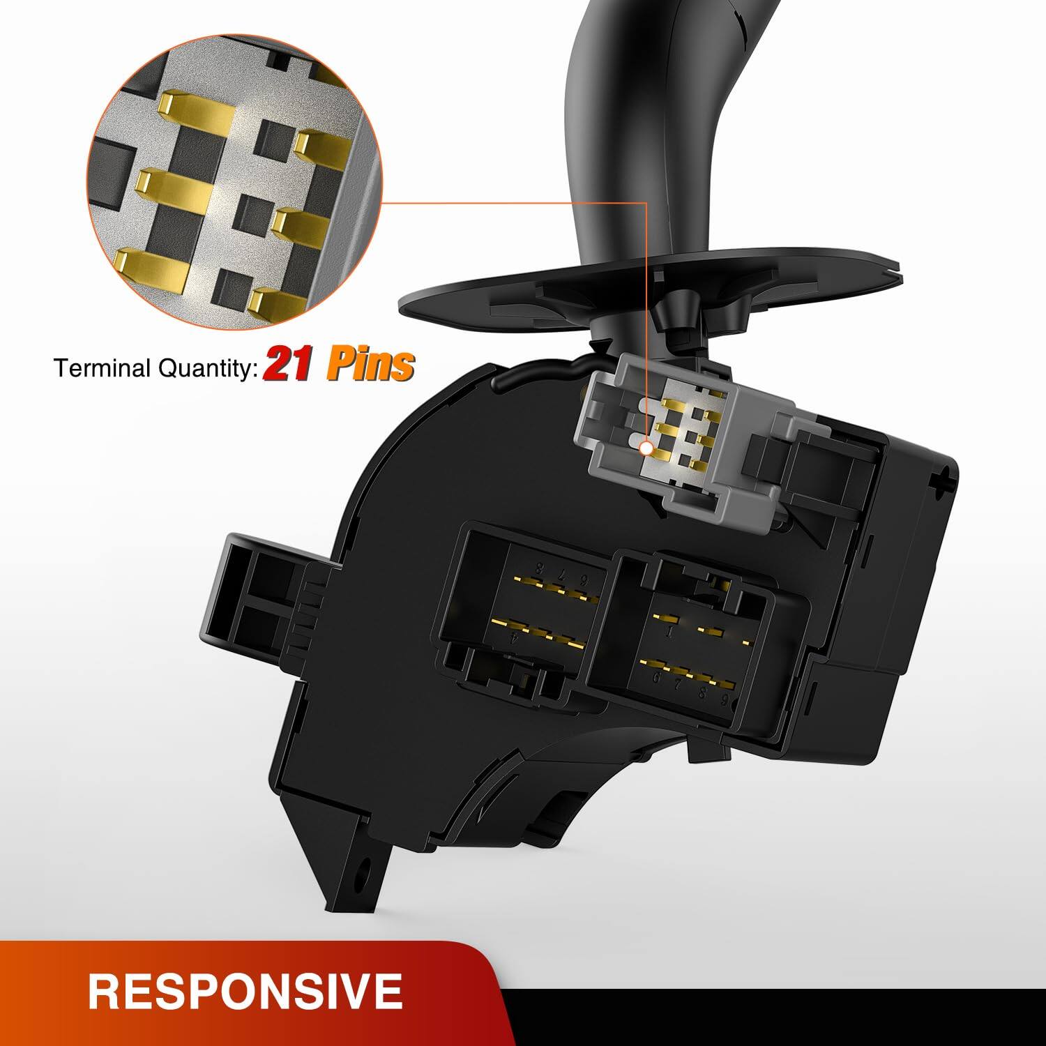 Terminal Quantity: 21 Pins  
RESPONSIVE