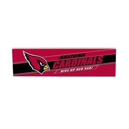 Evergreen Enterprises - Arizona Cardinals 5" x 18" Shadow Logo Wood Mantle Sign - Multicolor