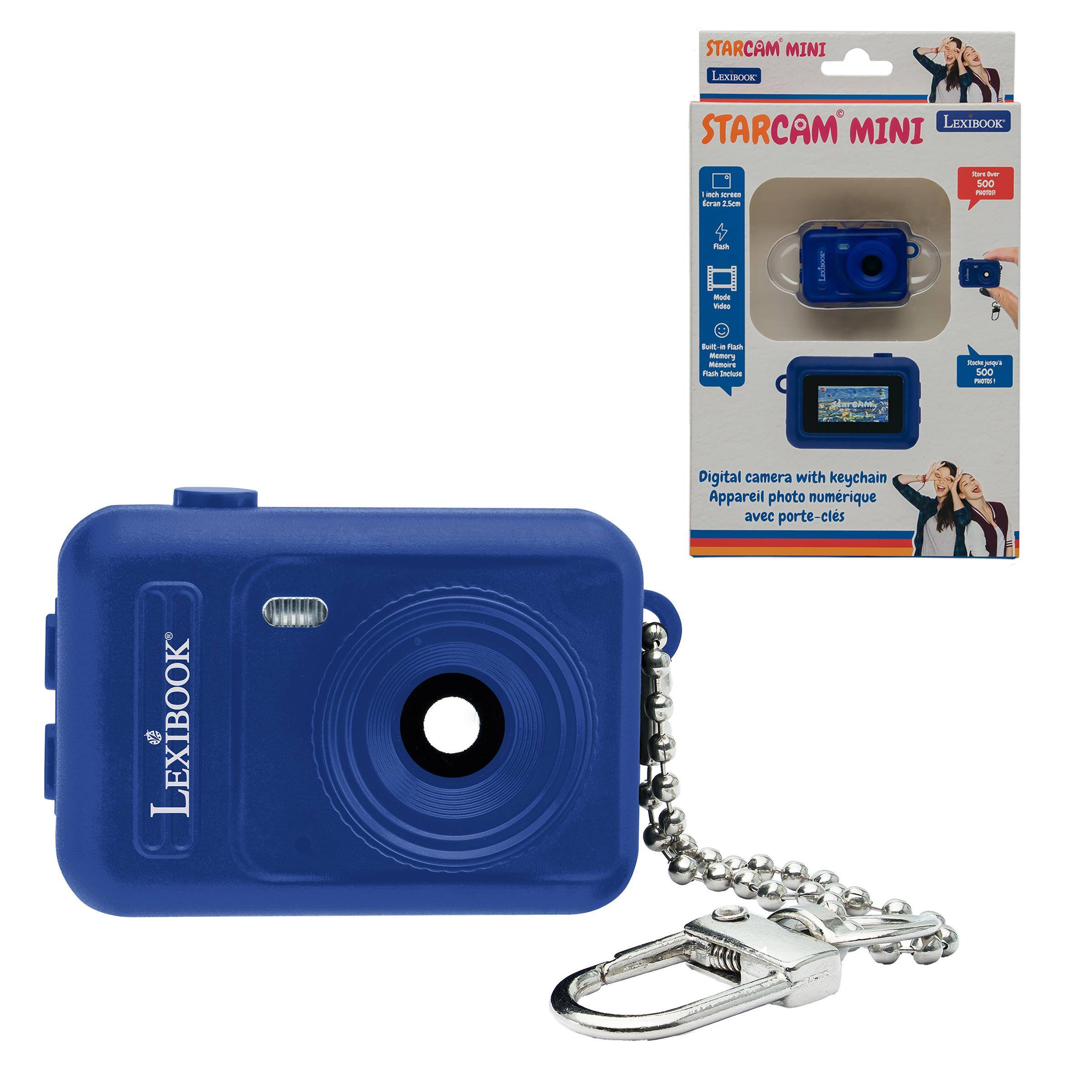 Lexibook - Keychain Miniature Digital Camera Light Blue with built-in Flash memory