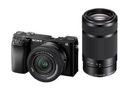 Sony - a6100 Mirrorless Camera with 16-50mm and 55-210mm Lenses (International Model)