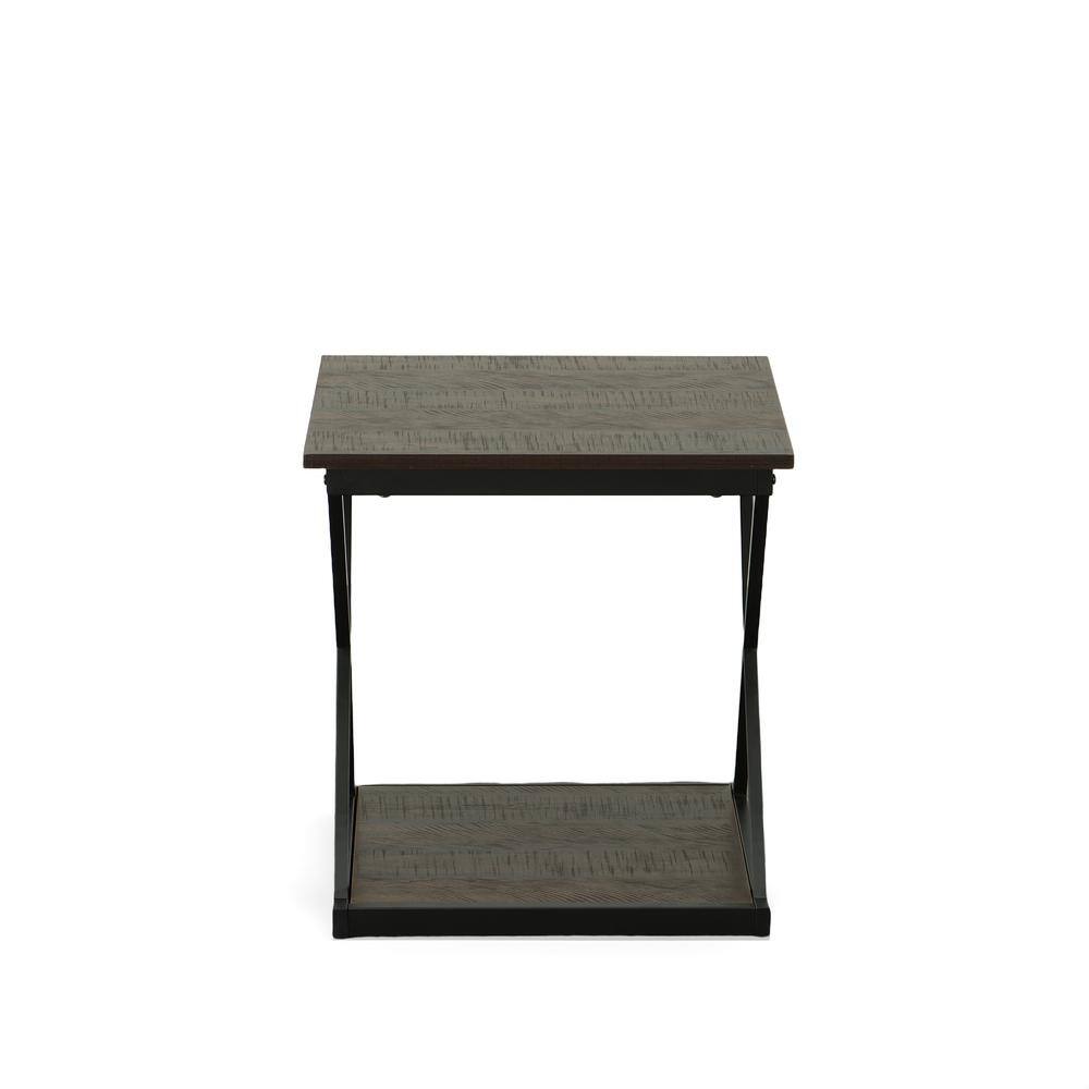 Back. Carolina Chair & Table - Stella Side Table - Elm/Black - Elm, Black.