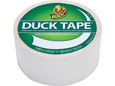 DUCK TAPE  
BRAND DUCT TAPE / MARQUE DE FILIDAN ADHÉSIF / MARCA DE CINTA PARA CONDUCTOS  
MADE IN USA FABRIQUÉ AUX É-U. HECHO EN E.E.U.U.  

1.88 in x 20 yd  
48 mm x 18.2 m