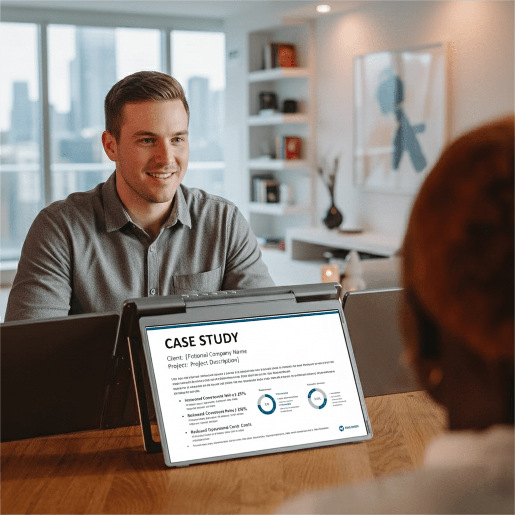 CASE STUDY  
Client: (Fotonal Company Name)  
Project: Project Description  

- Increased Conversion Rate by 20%  
- Reduced Conversion Rate by 12%  
- Reduced Operational Costs by 15%