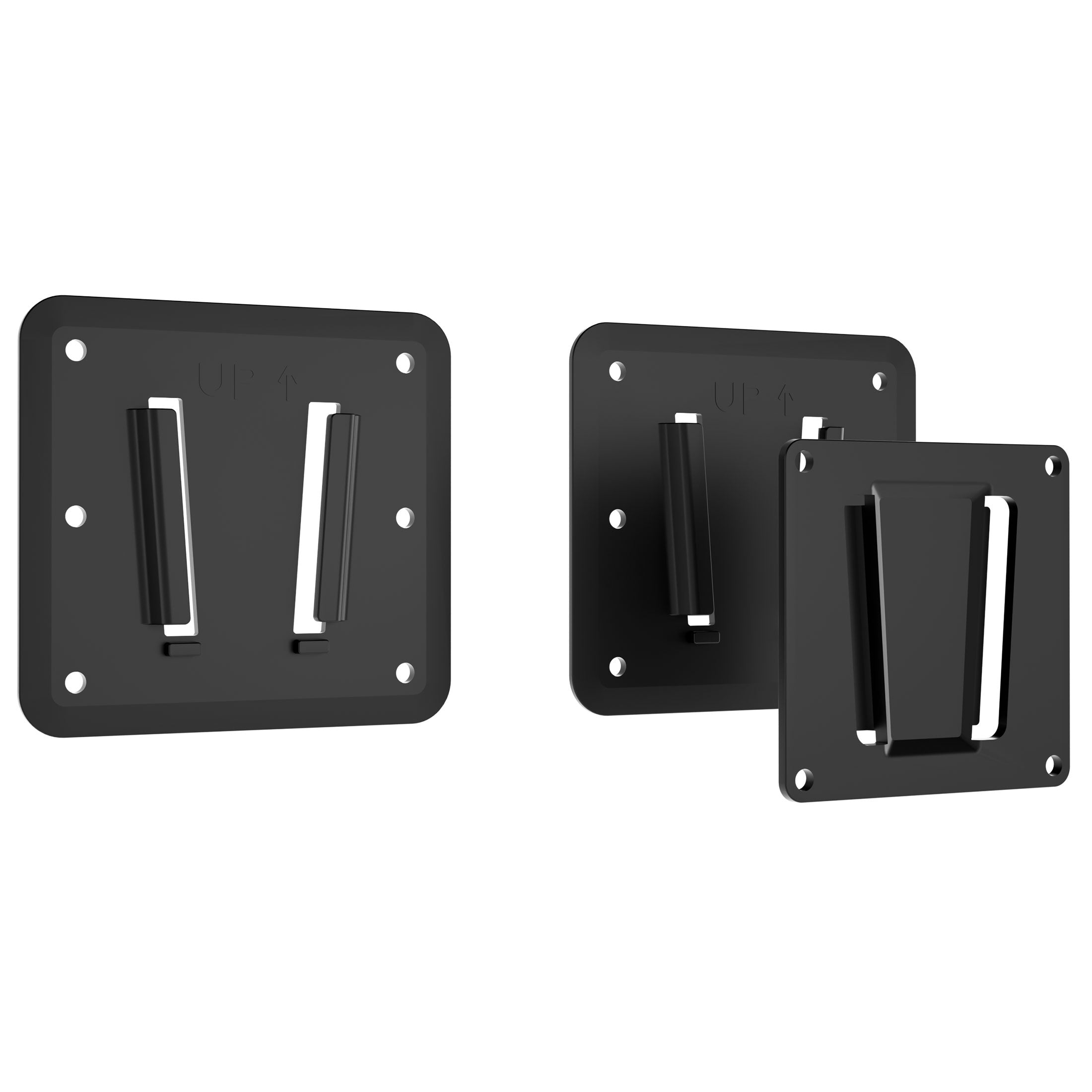 Mount-It! - Anti-Rust RV TV Wall Mount for 13–43" TVs – Dual Wall Plates, Quick-Release, 30 lbs Capacity - Black