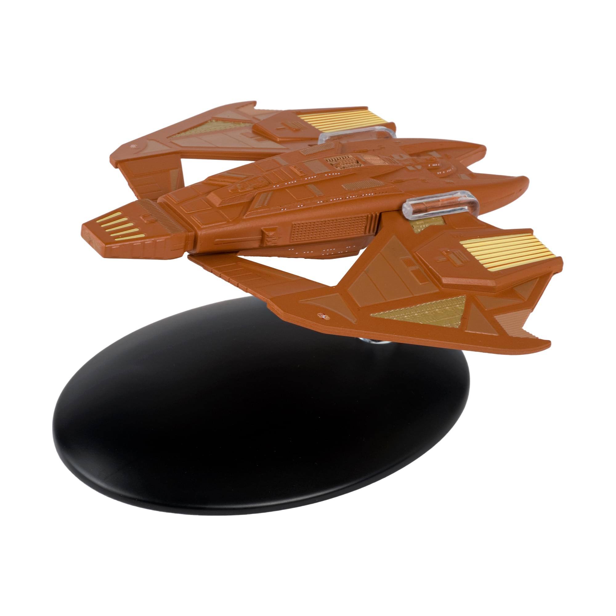Alt View 2. Eaglemoss - Eaglemoss Star Trek Ship Replica | Vidiian Warship - Brown.