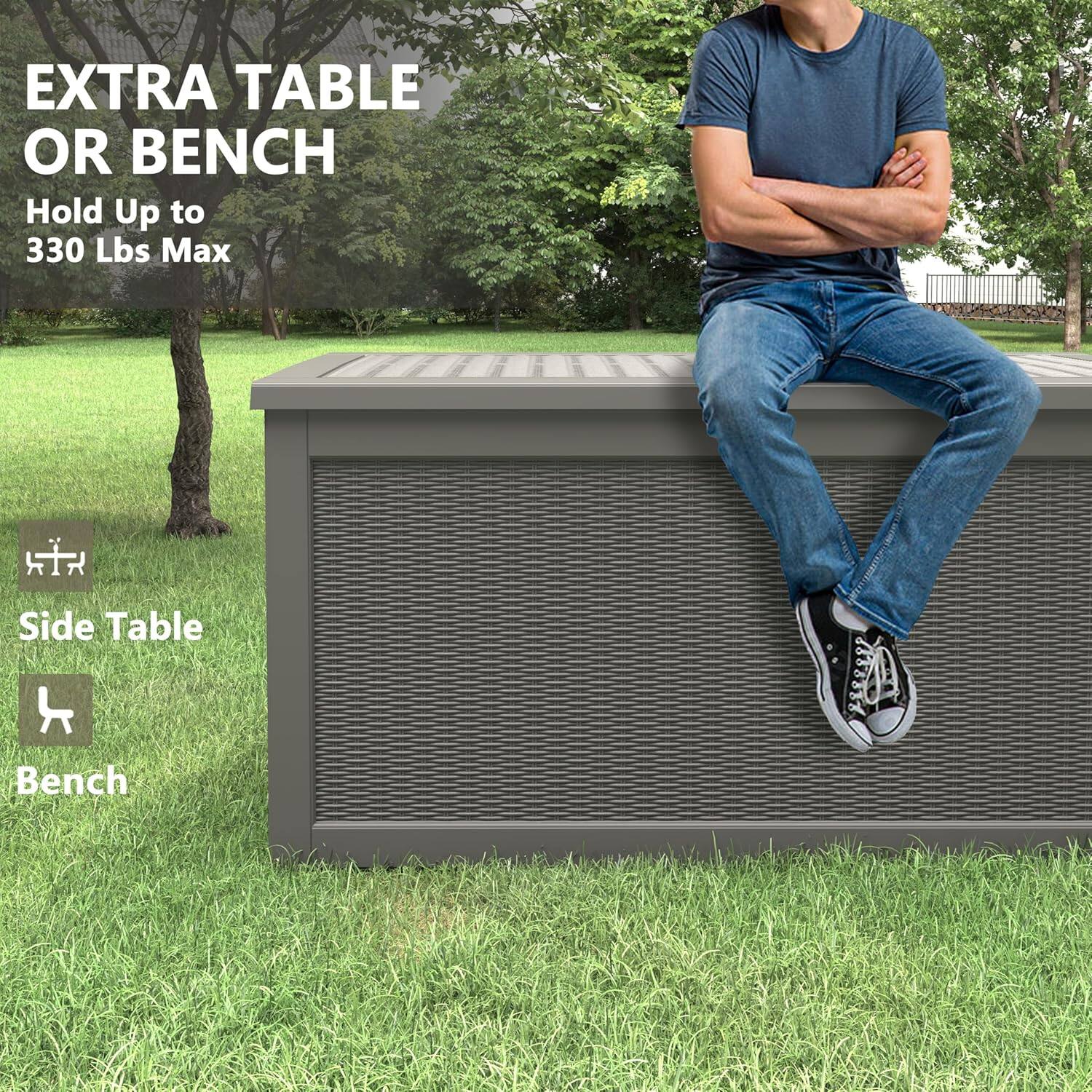 EXTRA TABLE OR BENCH  
Hold Up to 330 Lbs Max  
Side Table  
Bench