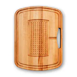 John Boos - Block Reversible Wood Carving Board with Juice Groove & Tray - Maple