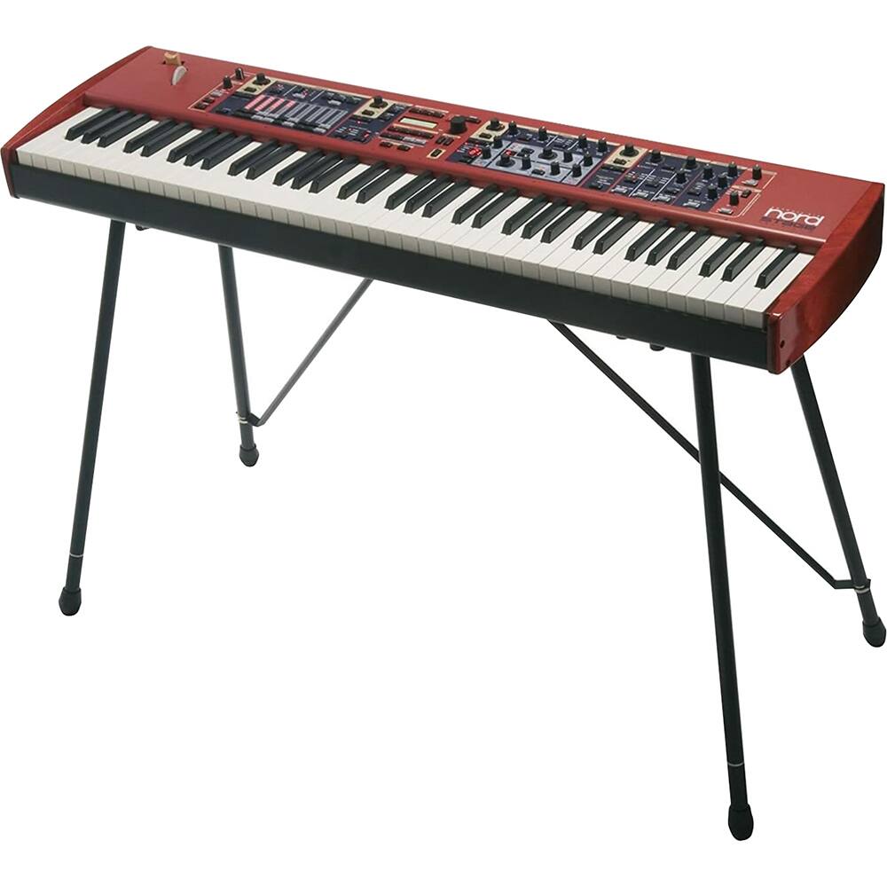 Alt View 2. NORD - KB Stand EX for Stage 76/88, Piano, NEHP, and C1 (NOT for C2D) AMS-NSCL - Red.