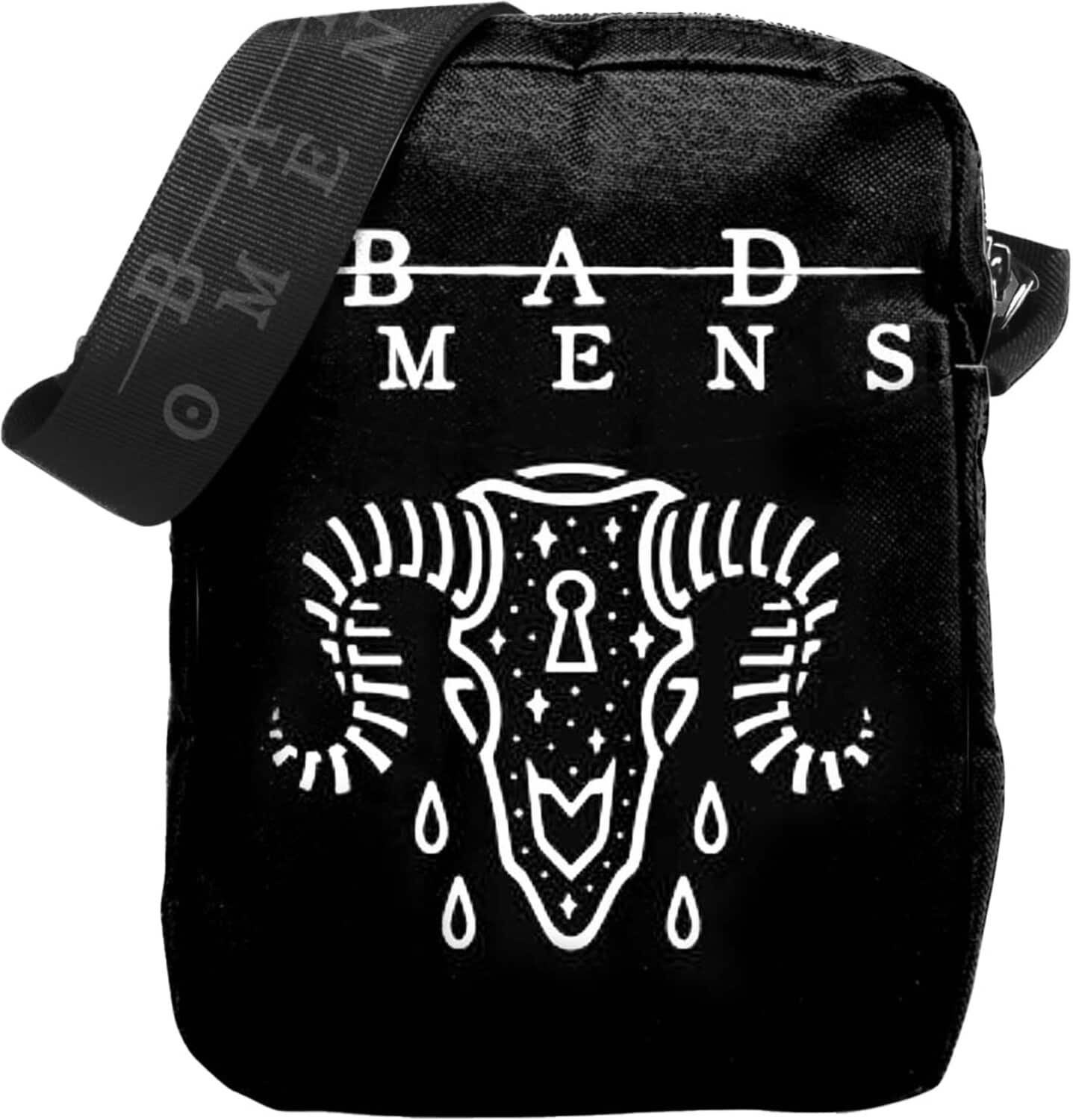 PopMarket - Bad Omens - Rocksax - Bad Omens - Ramskull - Crossbody Bag with Stash Pockets (Black) - Multicolor