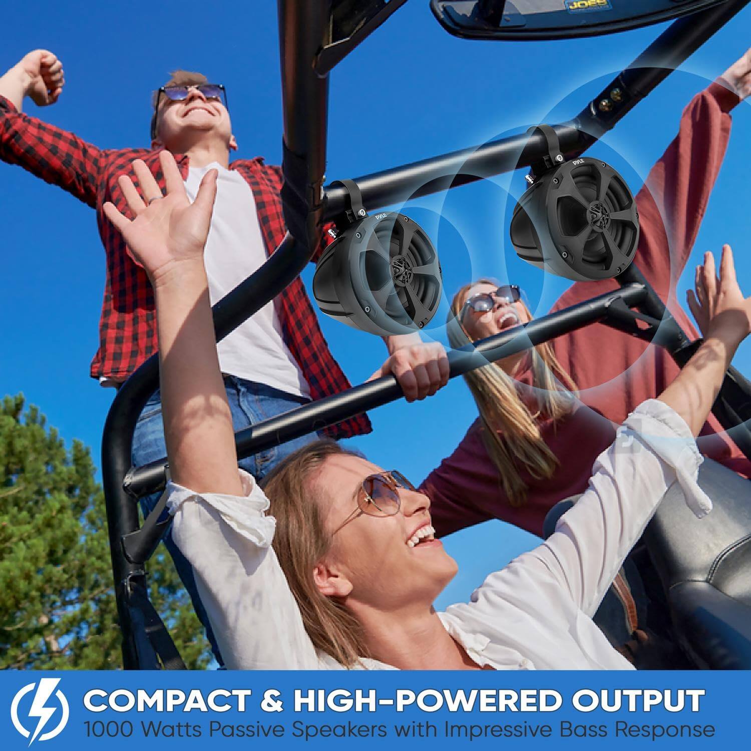 COMPACT & HIGH-POWERED OUTPUT  
1000 Watts Passive Speakers with Impressive Bass Response