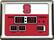 Front Standard. Team Sports America - NC State Scoreboard Alarm Clock.