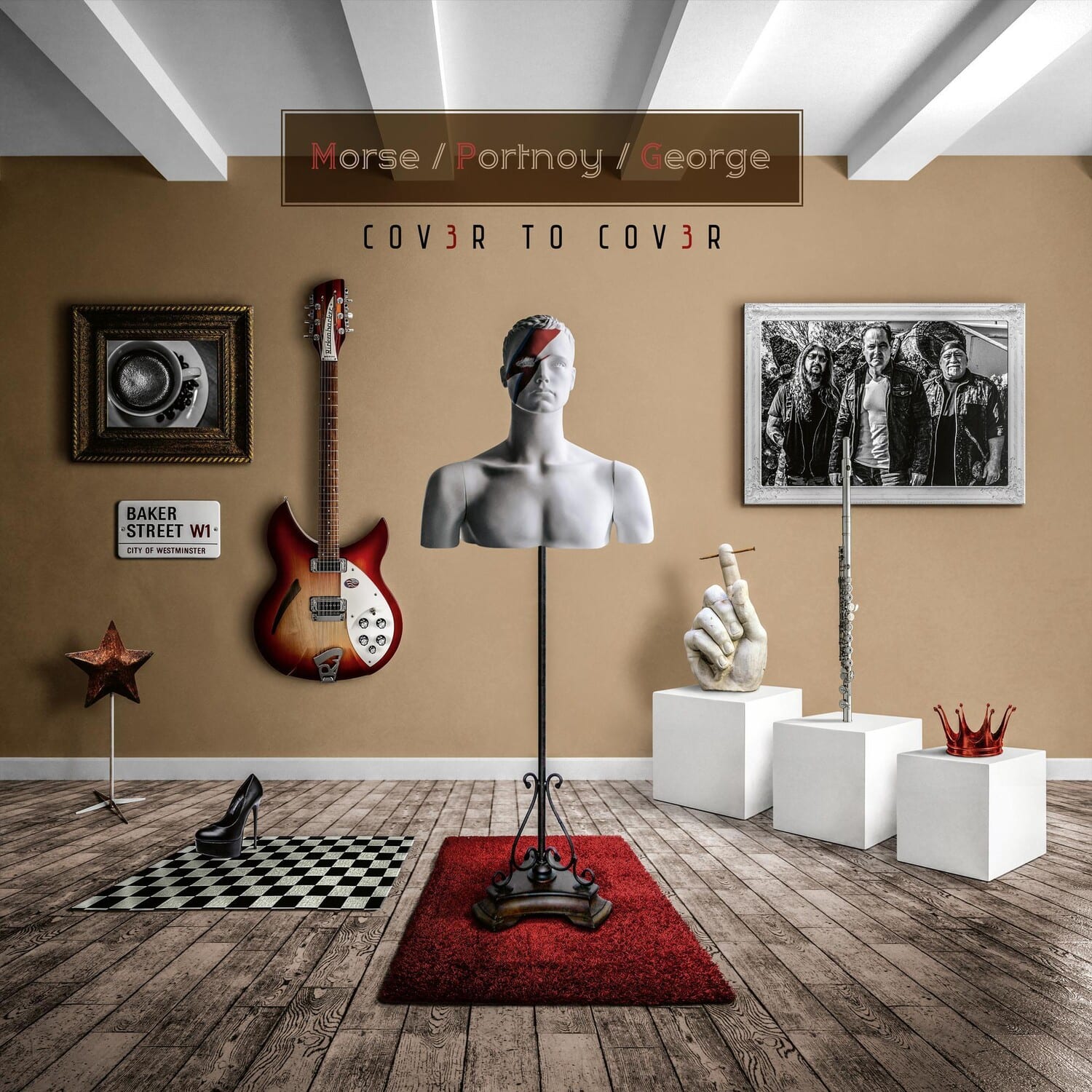 Morse,Neal / Portnoy,Mike / George,Randy - Cov3r To Cov3r   - VINYL LP price history on PriceWatchPro